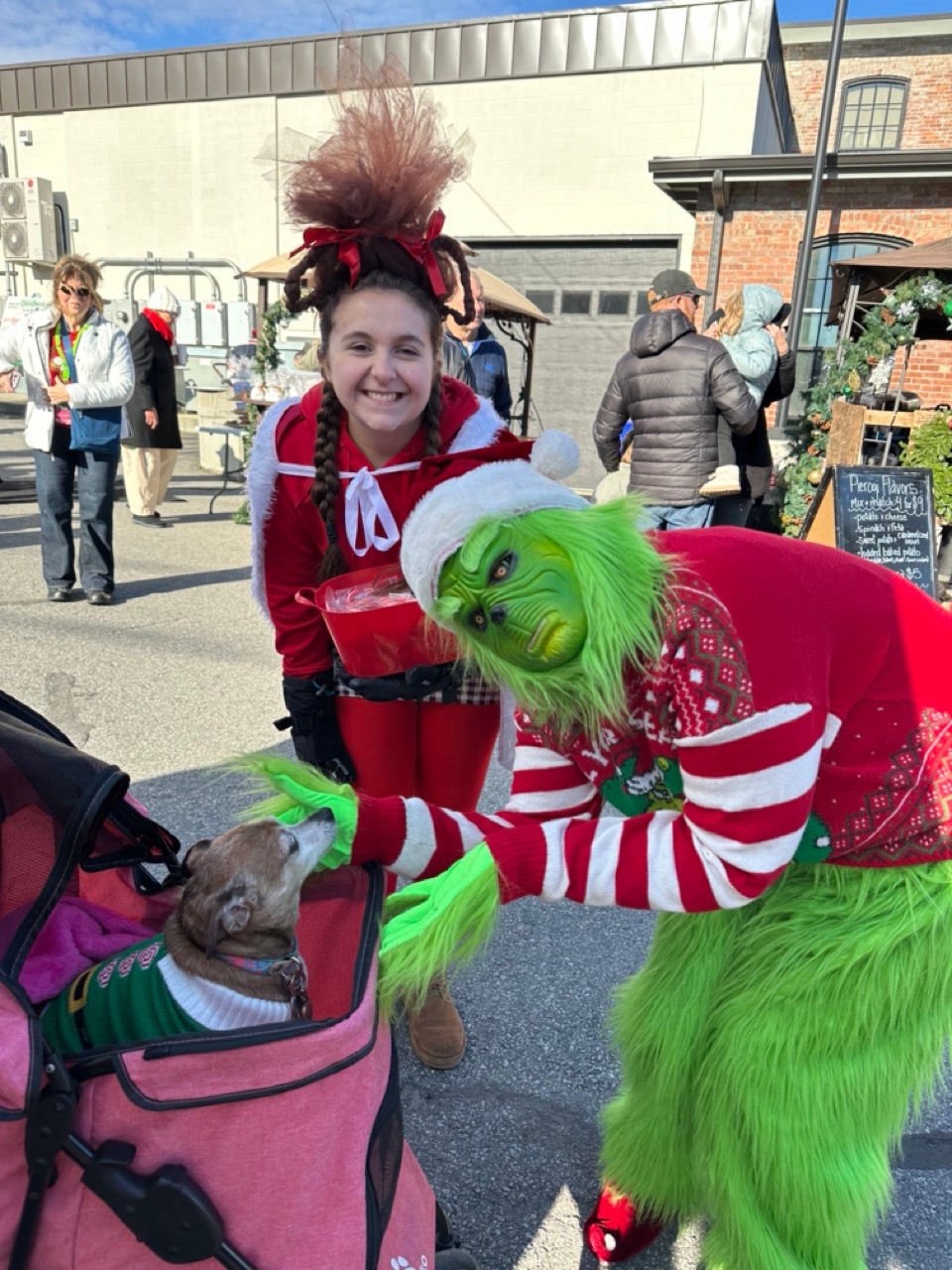 The Grinch with a visitor